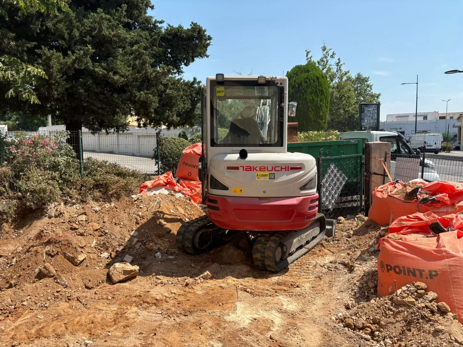 Benne chantier