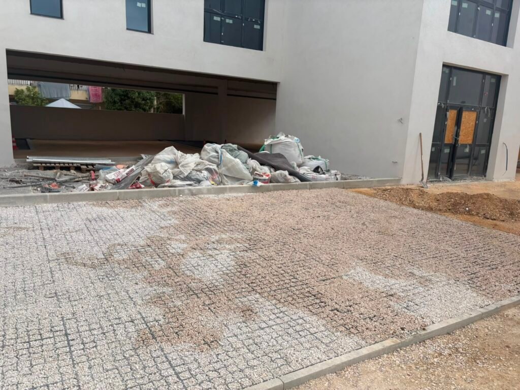 Déchets de chantier à évacuer
